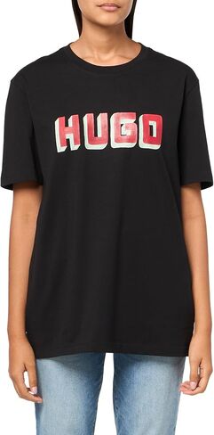 HUGO Men's Block Logo Short Sleeve T-Shirt in Saudi Arabia