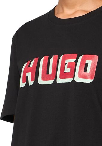 HUGO Men's Block Logo Short Sleeve T-Shirt in Saudi Arabia