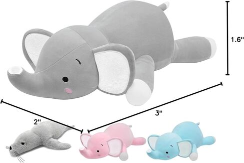 CSVBTRF Weighted Stuffed Animals, 4.1 lbs 18" Otter Plush Hugging Pillow, Weighted Otter Stuffed Animal Gifts for Kids Boys and Girls in Saudi Arabia