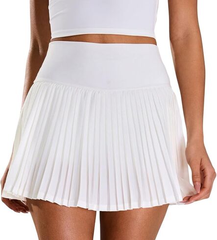 Tennis Skirts for Women High Waisted Pleated Athletic Skirt with Shorts Tummy Control A Line Golf Skort with Pockets in Saudi Arabia