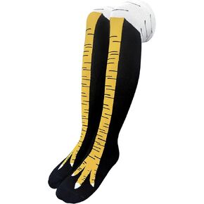 هدايا كوين بطل أبيض للبالغين للبالغين جوارب أقدام الدجاج للنساء الجوارب المضحكة هدايا جوارب ساق الدجاج للنساء in Kuwait