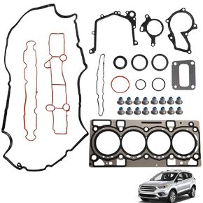 MLS Head Gasket Set Fit for Ford Escape, for Fusion 1.5L DOHC 16V 2014 2015 2016 2017 Replace DS7Z-6051-D DS7Z-9439-A DS7Z-9L438-A DS7Z-6584-A DS7Z-6079-B BE8Z-8507-A