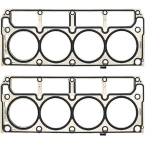 2 PCS MLS Engine Cylinder Head Gasket Set Replaces 12498544 12589226, Gasket Kit Compatible with Cadillac Chevrolet GMC Pontiac for LS Engines 4.8L 5.3L 5.7L