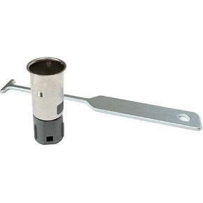 Power Outlet Cigarette Lighter Socket with Removal Tool Fit for models such as Ram 1500/2500/3500, Grand Cherokee, Wrangler ect, 2 Plug Right Side 57450 04793554AC 04793551
