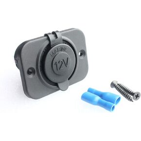Waterproof Marine Motorcycle Car Cigarette Lighter Socket Power Outlet 12 Volt
