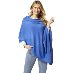 Coco + Carmen the Lightweight Boncho و Blue Classic و Women Fashion Apparel Associory