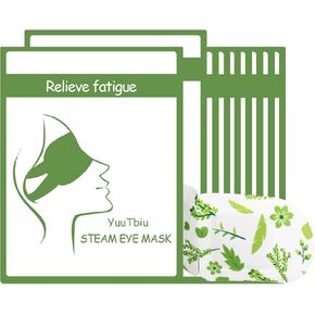 Disposable Steam Eye Mask 9 Pack - Heated Eye Compress for Dry Eyes & Puffiness Relief, Travel Essentials Sleeping Mask for Airplane, Relaxing Gift for Women, Men