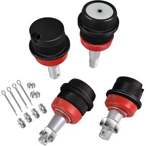 4 Pcs Heavy Duty Replacement Ball Joints Replace 10642 Compatible with Jeep for Cherokee for Comanche for Grand Cherokee for Wrangler, Automotive Replacement Suspension Ball Joints