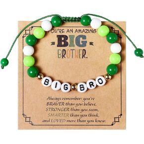 Big Bro Big Sister Bracelets Dinosaur Bracelets for Women Men to My My Brother Bestie Birthday Jewelry Gifts Brother Sister Jewelry