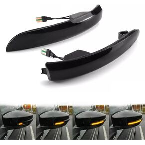 مصباح إشارة الدوران الديناميكي المتسلسل لـ Ford Kuga Escape EcoSport 2013-2018/C-Max 2013-2017/Focus 2012-2018 Mirror Side Marker Lamp