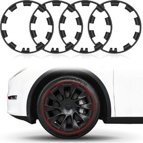 نموذج Y حافة الحافة 21INCH عجلات überturbine لنموذج تسلا Y 20 بوصة الحافة حافة الحافة ABS حافة حارس هوب