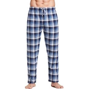 Men's 100% Cotton Super Soft Flannel Plaid Pajama Pants