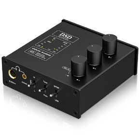 Douk Audio K5 PC USB DAC مضخم سماعة الرأس واجهة رقمية محول محول رقمي إلى تناظري مع مدخل بصري DSD256 لمكبرات الصوت ومكبرات الصوت وأجهزة Mac والكمبيوتر