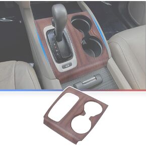 Gear Shift Panel Cover for Honda Pilot 2016-2020/ Honda Ridgeline 2017-2020, Gear Shift Knob Console Panel Trim, ABS Center Console Cup Holder Frame Anti-Scratch Protector Accessories (Carbon Fiber)
