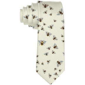 Men's Casual Fashion Bee Honeybee Polyester Silk Casual Gentleman Tie Necktie Gift-One Size