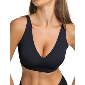 النساء العميق الخامس لا توجد حمالة صدرية سليمة حمالات الداعمة بزبداني بسلاسة الراحة المثيرة Bralettes