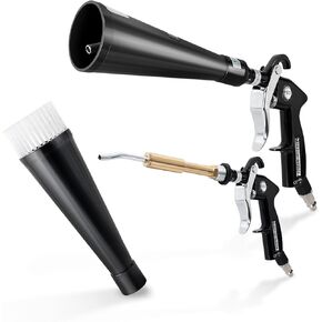 Tornado Car Cleaning Gun,Vortex Air Blow Gun Quickly Removes Surface Dirt and Dust,Works with Air Compressor