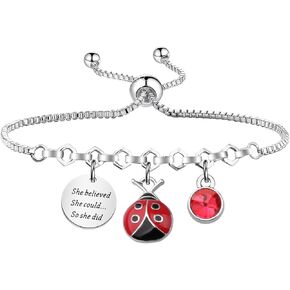 Pliti Ladybug Gift Ladybug Loving Gift Home Luck Gift التي اعتقدت أنها تستطيع ذلك حتى فعلت سوار ملهمة