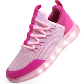 amzzpik lumikick Kids تضيء الأحذية للأولاد Girls Tennis المشي أحذية رياضية مضيئة للطفل الصغير