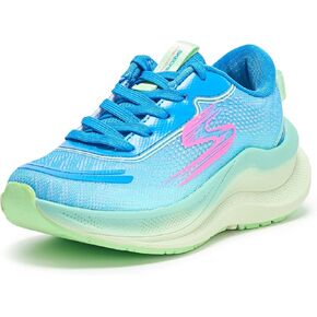 Skechers Girl's Max Cushioning Ascend-Aura Sneaker