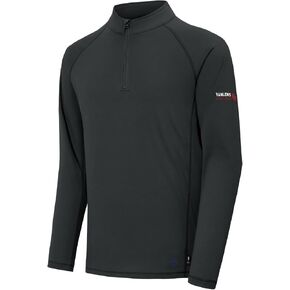 FR Shirts for Men Flame Resistant Shirt CAT2 Quarter Zip Up Pullover 1/4 Zip 5.5oz Light Weight