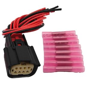 موصل المصابيح الأمامية Pigtrain Harness Plug for Chevrolet Malibu 2016 2017 2018 استبدال 23350426 ، 84088431