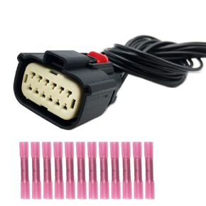 موصل إصلاح تسخير التوصيل Pigtrail متوافق مع Dodge RAM 2500 3500 2019 2020 المصباح الأمامي LED 68364272AA