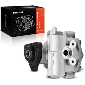 A-Premium Power Steering Pump Compatible with Volkswagen Touareg 2004 2005 2006 2007 2008 2009 2010, 3.2L 3.6L 4.2L, Replace # 7L6422154, 7L6422154B