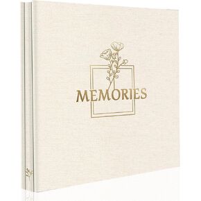 MeyAnlse Photo Album 4x6 500 Photos 5 Pictures Per Page, Photo Albums 4x6 Pictures, Linen Hardcover Large Capacity Pictures Album Book for Family Baby Birthday Wedding Anniversary Vacation Memory