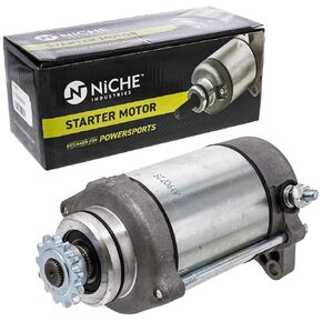 Niche Starter Motor Assembly 21163-1080 for 1988-2005 Kawasaki Bayou Lakota Prairie 300
