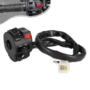 Dirt Bike Handlebar Switch for Hawk 250,Left Electric Motorcycle Light Turn Signal Horn Button for Hawk250