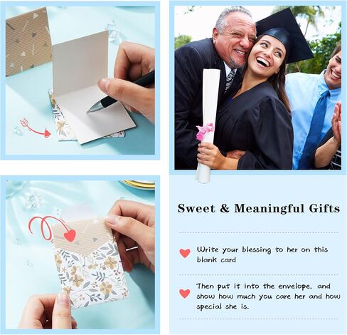 Graduation Gifts for Her - 14K White Gold Plated Graduation Necklaces for Women 2025 Graduation Gifts College Graduation Gifts for Her Women Daughter Granddaughter Niece Gifts in Saudi Arabia