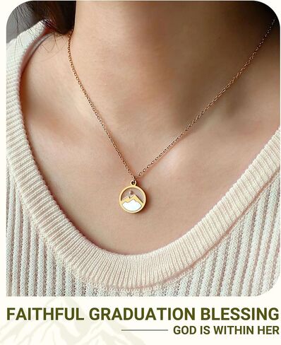 Christian Happy Graduation Gifts-Mustard Seed Necklace Religious Graduation Gifts for Girls Women Her in Kuwait