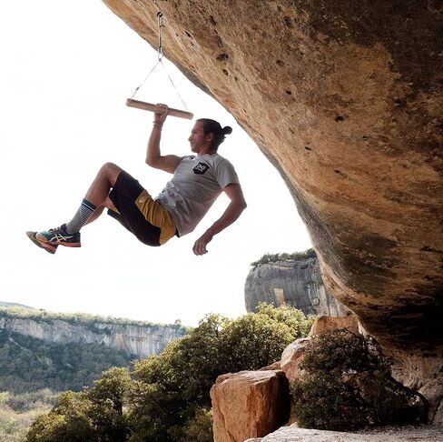 | Hung Rock Climbing Holds | Made of Recycled Rubber Wood | Home Equipment for Fingers and Grip Strength in Kuwait