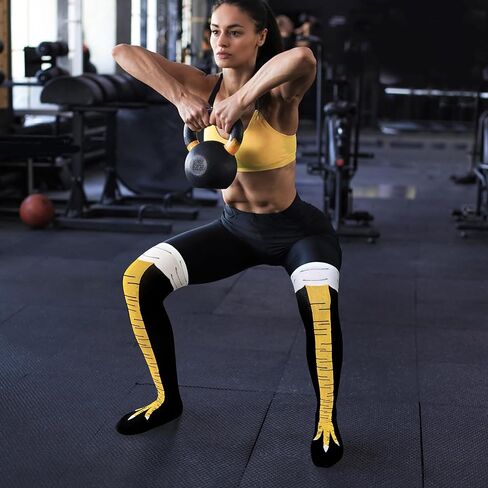 هدايا كوين بطل أبيض للبالغين للبالغين جوارب أقدام الدجاج للنساء الجوارب المضحكة هدايا جوارب ساق الدجاج للنساء in Kuwait