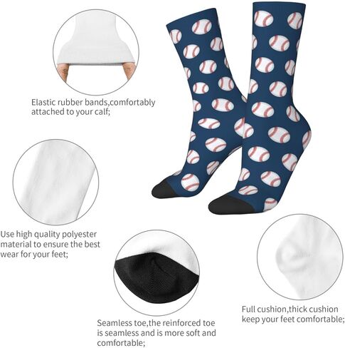 Football Socks For Women Men Soft Breathable Novelty Crew Socks Athletic Socks Funny Crazy Dress Socks in Kuwait