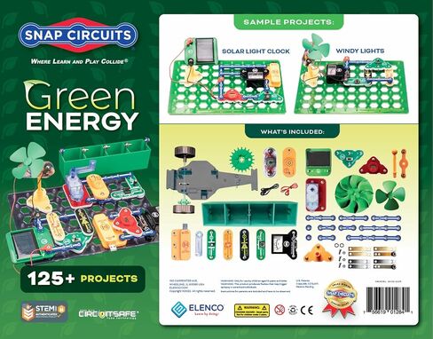 Snap Circuits Snaptricity، مجموعة استكشاف الإلكترونيات (بناء الجذع)، للأطفال بعمر 8 سنوات فما فوق in Kuwait