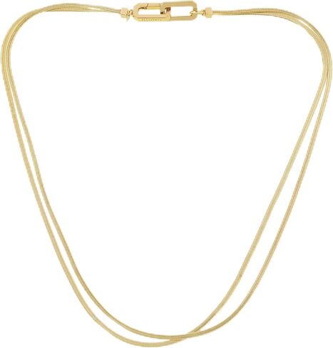 Women's Signature Snake Chain Layered Necklace in Saudi Arabia