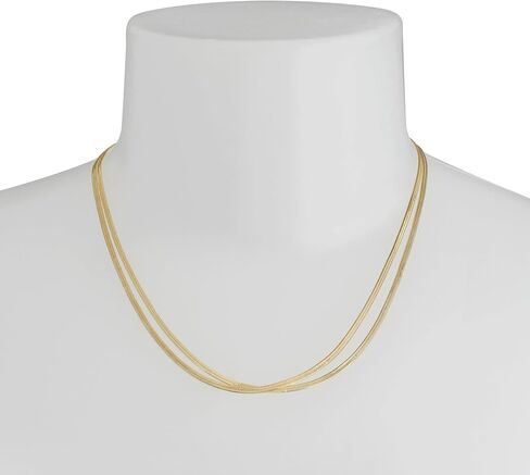 Women's Signature Snake Chain Layered Necklace in Saudi Arabia