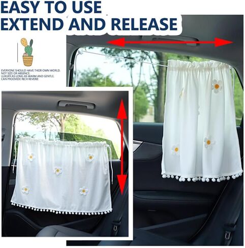 CAGRPL Car Window Shades,Car Window Shades for Side Window,Window Shade for Baby in car,Baby Car Window Shades,Side Window Sunshades Baby Travel Window Shades(28.8"x18.5") (QL-002) in Saudi Arabia