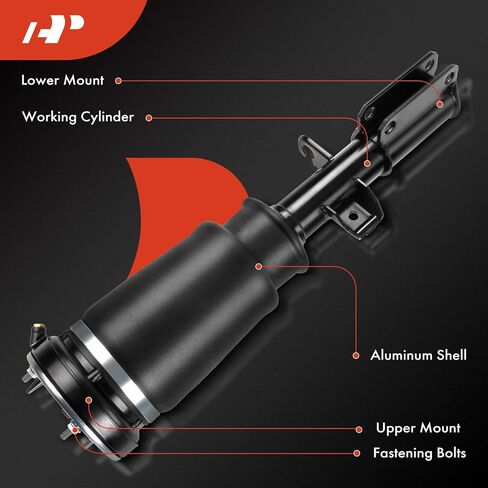 A-Premium Front Left Air Suspension Strut Assembly Compatible with BMW E53 Series X5 2000-2006 L6 3.0L V8 4.4L 4.6L 4.8L, Driver Side, Replace# 37116757501, 37116761443 in Saudi Arabia