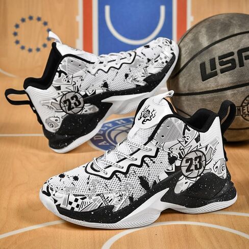 Boy's Basketball Shoes Lightweight Fashion Sneakers in Kuwait