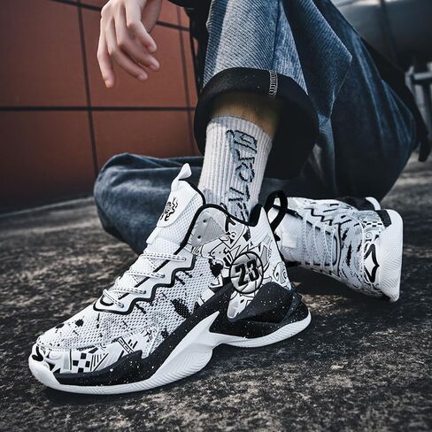 Boy's Basketball Shoes Lightweight Fashion Sneakers in Kuwait