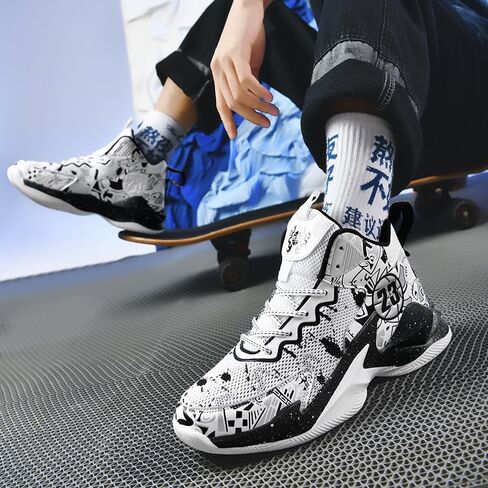 Boy's Basketball Shoes Lightweight Fashion Sneakers in Kuwait