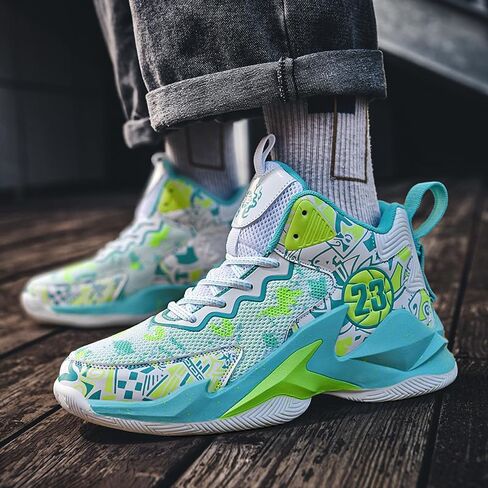 Boy's Basketball Shoes Lightweight Fashion Sneakers in Kuwait