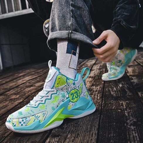 Boy's Basketball Shoes Lightweight Fashion Sneakers in Kuwait