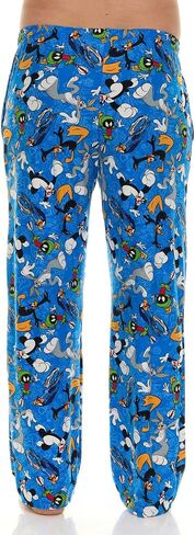 Mens Pajama Pants - Looney Tunes Pajama Mens Lounge Pants with Pockets and Adjustable Waistband (Sizes: S-XL) in Saudi Arabia
