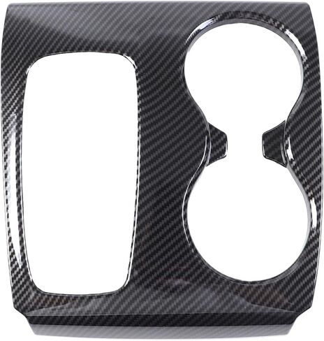 Gear Shift Panel Cover for Honda Pilot 2016-2020/ Honda Ridgeline 2017-2020, Gear Shift Knob Console Panel Trim, ABS Center Console Cup Holder Frame Anti-Scratch Protector Accessories (Carbon Fiber) in Saudi Arabia