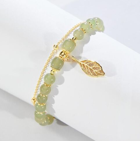 ZMANYIJEW Natural Jade Bamboo Beaded Bracelet New Chinese Style Jade Bracelet for Women Exquisite Lucky Hotan Jade Bracelet Jewelry in Saudi Arabia