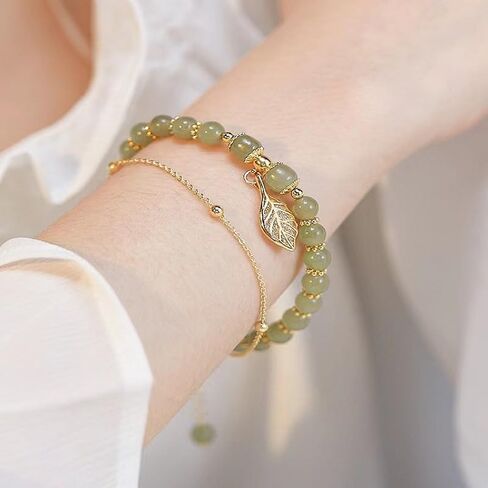 ZMANYIJEW Natural Jade Bamboo Beaded Bracelet New Chinese Style Jade Bracelet for Women Exquisite Lucky Hotan Jade Bracelet Jewelry in Saudi Arabia
